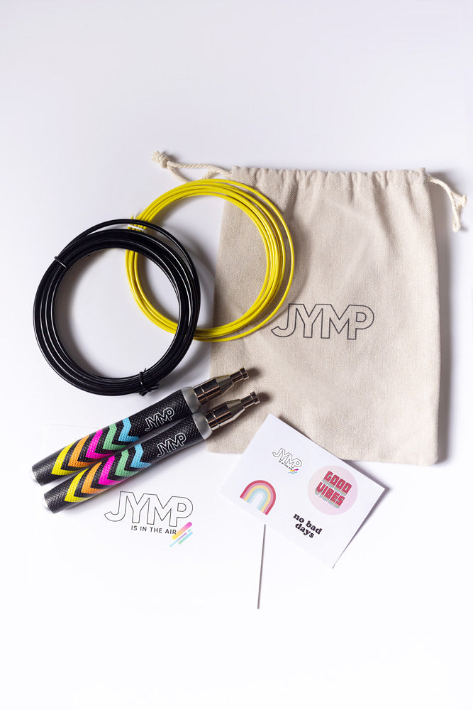 PRÉCOMMANDE -25% | JYMP&STRONG | 5 semaines | + Corde Double Rope